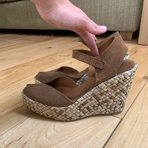 Pedro Garcia Espadrille Wedges size 9